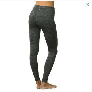 prAna Caraway Green & Blue Space Dye Sculpting Leggings Size M